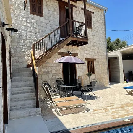 Stonehouse With Private Swimming Pool Villa Kallepia Exterior photo
